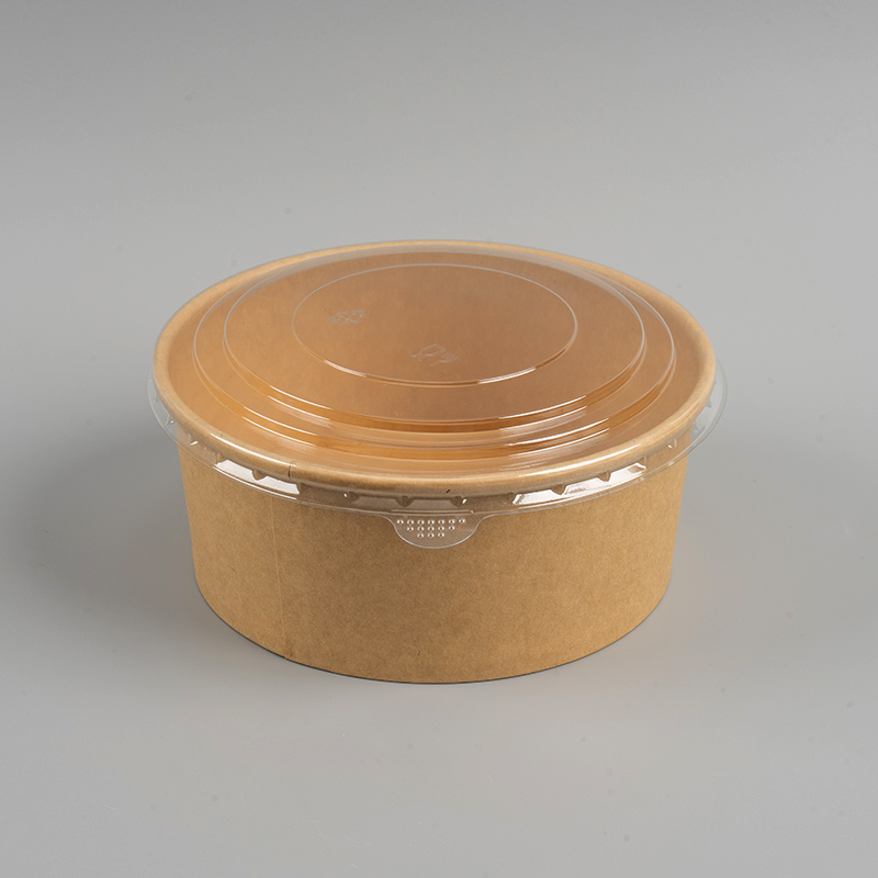 Salade compostable avec couvercle