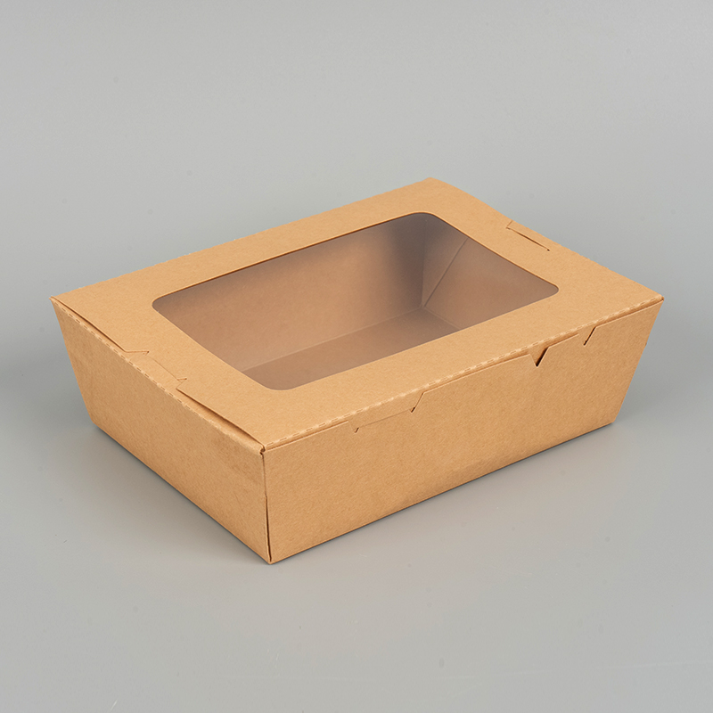 Boîte à lunch en papier kraft unique