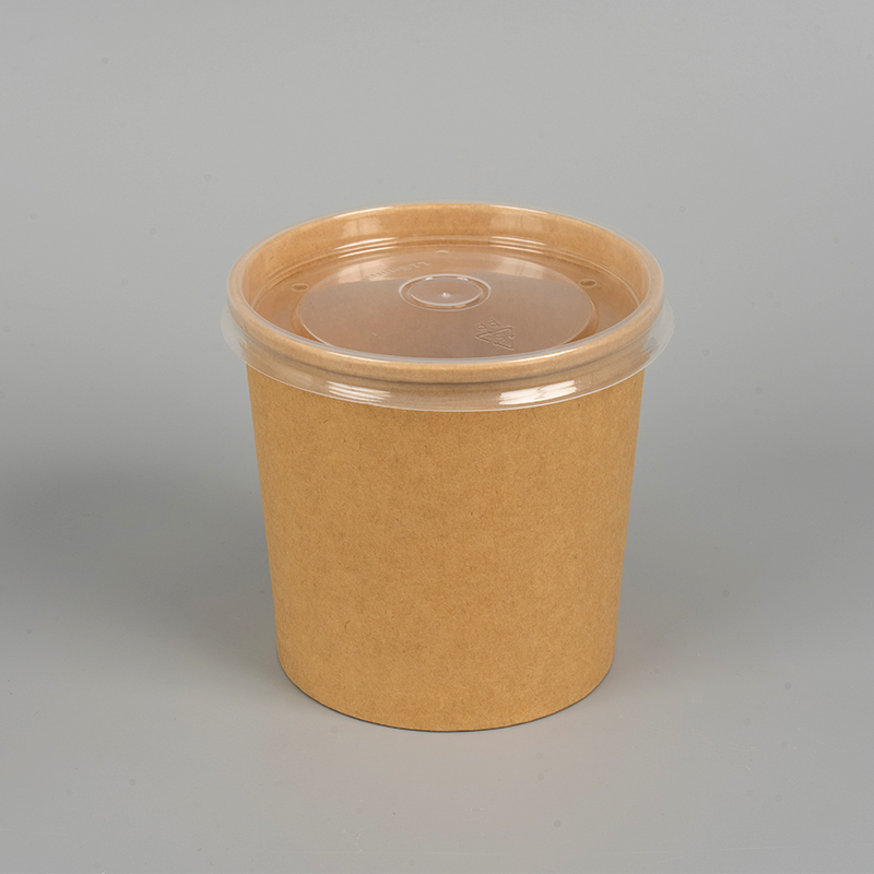 Bol de soupe kraft respectueux de l'environnement