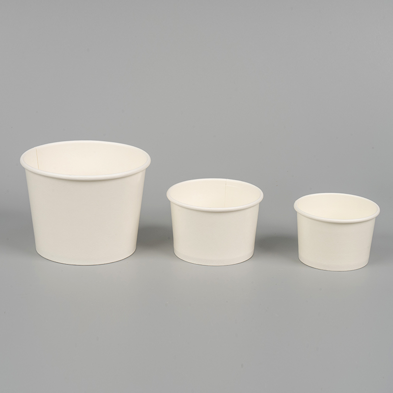 Tasse de papier glacée à la fuite recyclable